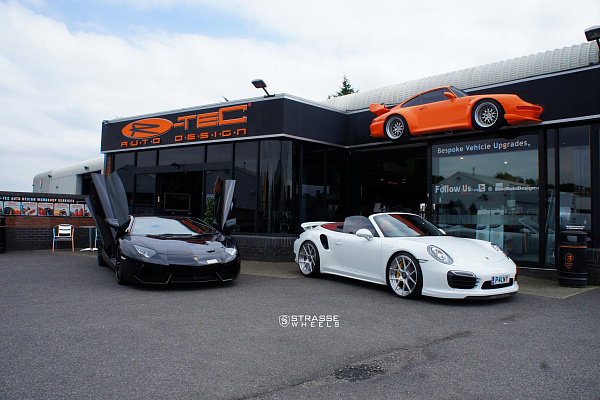 Фото дисков Strasse Wheels SM5R Deep Concave Duoblock Глянцевый лак на Porsche 911 VII