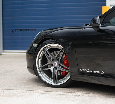 Фото дисков HRE S107 на Porsche 911 VII