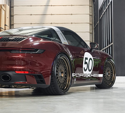 Фото дисков HRE 501 на Porsche 911 VIII