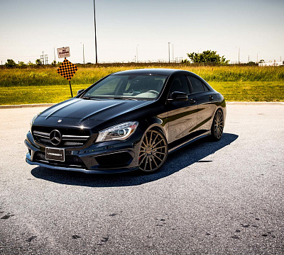 Фото дисков Vossen VFS-2 на Mercedes-Benz CLA (C117, X117)