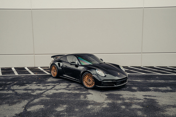 Фото дисков Brixton Forged HS1 Сатиновая медь на Porsche 911 VIII