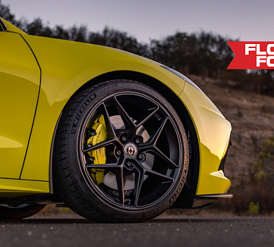 Фото дисков HRE FF11 на Chevrolet Corvette C8