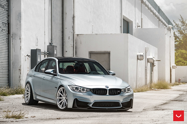 Фото дисков Vossen VFS-10 Серебро на BMW 3/M3 (F3x/F80)