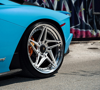 Фото дисков Anrky S3-X3 на Lamborghini Aventador