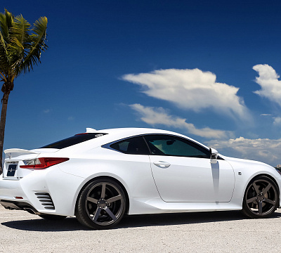 Фото дисков Vossen CV3 на Lexus RC
