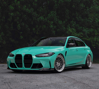 Фото дисков HRE 300 на BMW 3/M3 (G2x/G80)