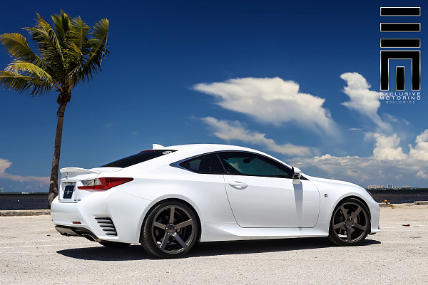 Фото дисков Vossen CV3 Глянцевый графит на Lexus RC