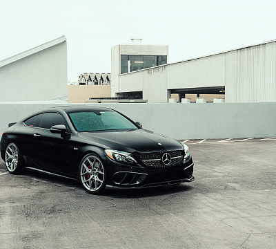 Фото дисков Vossen HF-5 на Mercedes-Benz C-Class (W205)