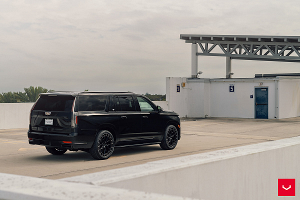 Фото дисков Vossen HFX-1 (6-Lug) Черный глянец на Cadillac Escalade V