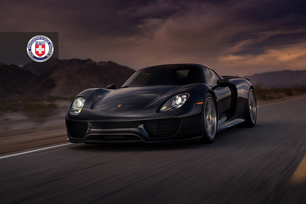 Фото дисков HRE P101 Глянцевый темный лак на Porsche 918 Spyder