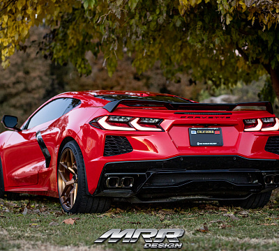 Фото дисков MRR F10 на Chevrolet Corvette C8