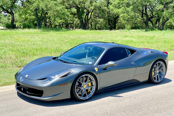 Фото дисков HRE P101 Глянцевый тонированный лак на Ferrari 458
