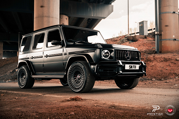Фото дисков Vossen LC3-13T Черный сатин на Mercedes-Benz G-Class III