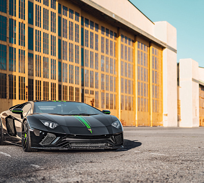 Фото дисков Brixton Forged PF7 на Lamborghini Aventador