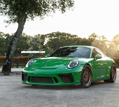 Фото дисков HRE 501 на Porsche 911 VII