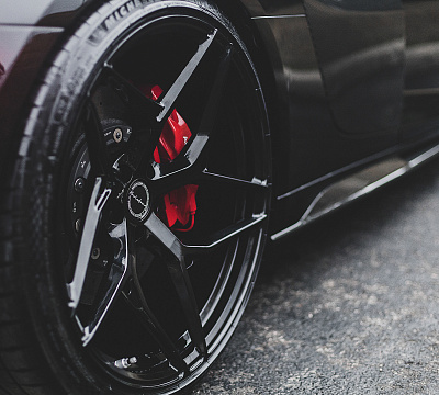 Фото дисков Brixton Forged PF5 на Audi R8 (4S)