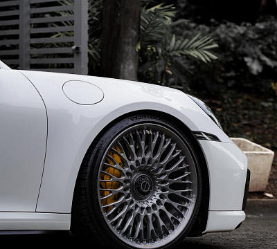 Фото дисков Brixton Forged TR20 на Porsche 911 VIII