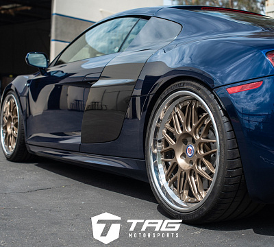Фото дисков HRE C100 на Audi R8 (Typ 42)