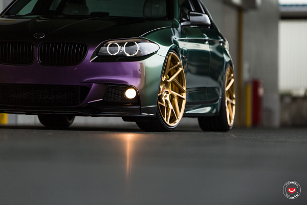 Фото дисков Vossen CG-209T Глянцевое золото на BMW 5/M5 (F10)