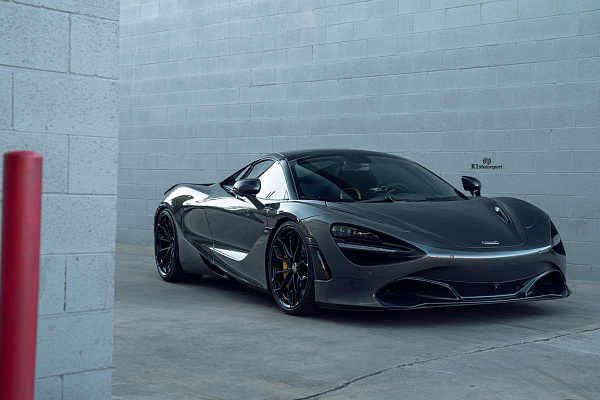 Фото дисков HRE P201 Черный глянец на McLaren 720S