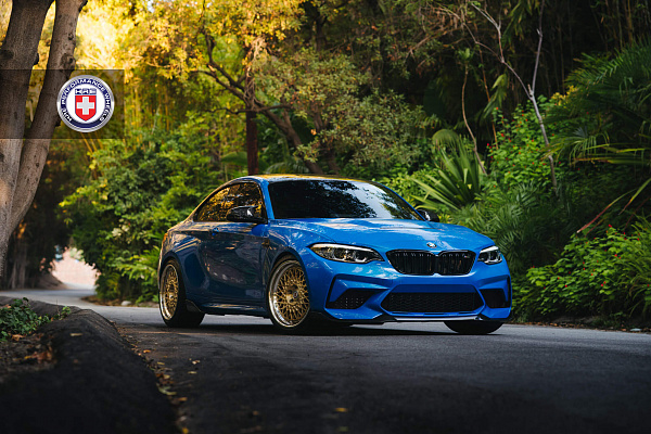 Фото дисков HRE 501 Глянцевый графит на BMW 2/M2 (F22/F87)