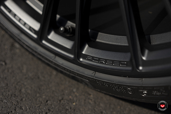 Фото дисков Vossen S17-04 Черный сатин на Porsche Taycan I