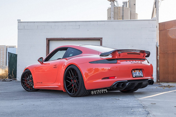 Фото дисков Strasse Wheels SM7T Deep Concave Другой цвет на Porsche 911 VII