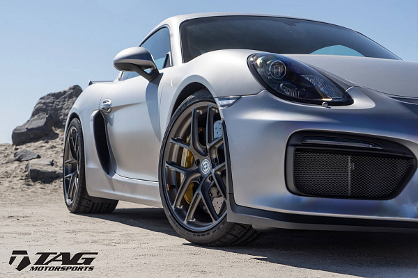 Фото дисков HRE R101 Lightweight Глянцевый тонированный лак на Porsche Cayman II