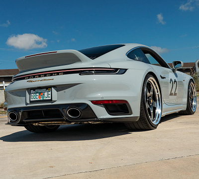 Фото дисков HRE 527 на Porsche 911 VIII