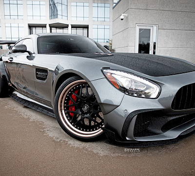 Фото дисков Strasse Wheels SV8 Performance на Mercedes-Benz AMG GT I
