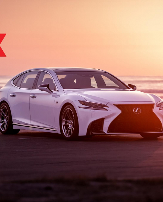 Фото дисков FF04 Серебро на  Lexus LS V