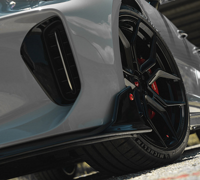 Фото дисков Vossen EVO-3 на Kia Stinger