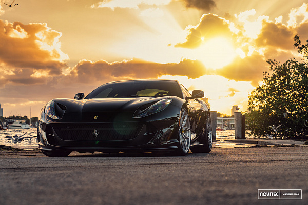 Фото дисков NOVITEC NF11 Глянцевый лак на Ferrari 812
