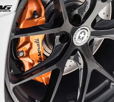 Фото дисков HRE P101 на Maserati Ghibli