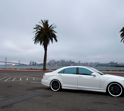 Фото дисков Vossen CV1 на Mercedes-Benz S-Class (W221)