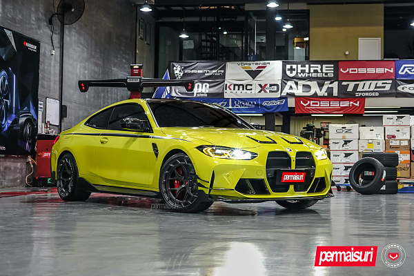 Фото дисков Vossen LC3-01T Сатиновый темный лак на BMW 4/M4 (G22/G82)