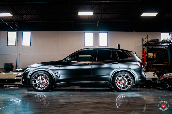 Фото дисков Vossen EVO-3R Глянцевый темный лак на BMW X3/X3 M (G01/F97)