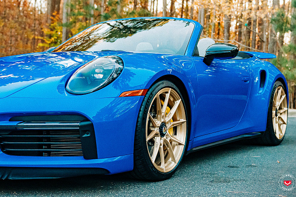 Фото дисков Vossen EVO-2R Глянцевая шампань на Porsche 911 VIII