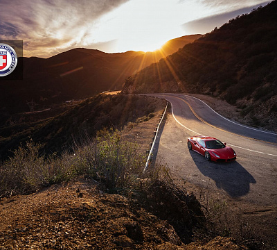 Фото дисков HRE P101 на Ferrari 488