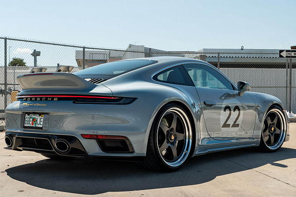 Фото дисков HRE 527 Черный сатин на Porsche 911 VIII