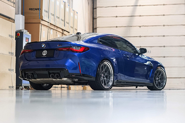 Фото дисков HRE 521 Сатиновый графит на BMW 4/M4 (G22/G82)