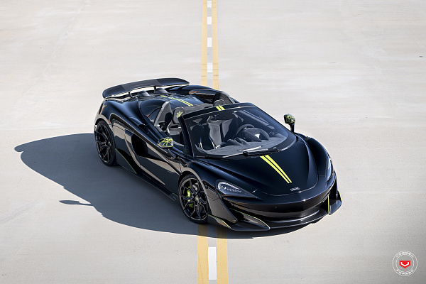 Фото дисков Vossen EVO-3 Черный глянец на McLaren 600