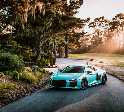 Фото дисков Brixton Forged PF8 на Audi R8 (4S)