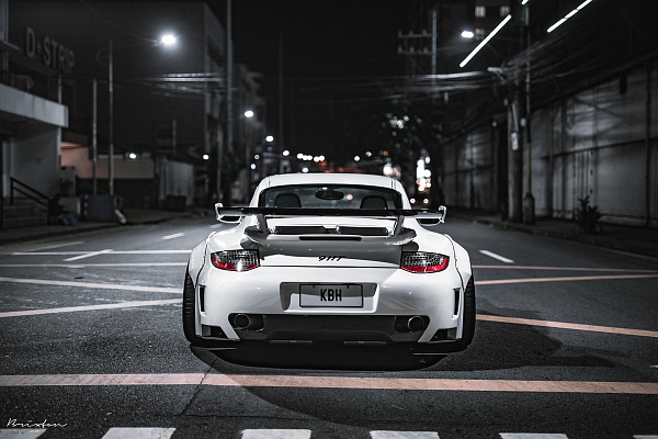 Фото дисков Brixton Forged PF7 Сатиновый темный лак на Porsche 911 VI