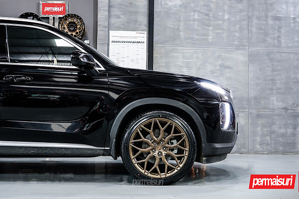 Фото дисков Vossen HF-2 Сатиновая бронза на Hyundai Palisade I