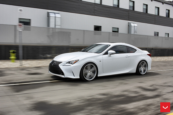 Фото дисков Vossen CV5 Серебро на Lexus RC