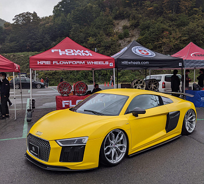 Фото дисков HRE P201 на Audi R8 (4S)