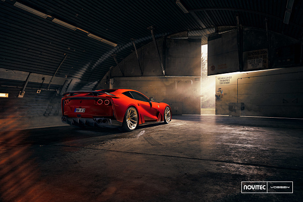 Фото дисков NOVITEC NF10 Глянцевый лак на Ferrari 812