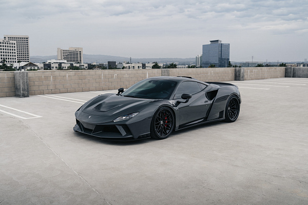 Фото дисков HRE S200 Черный сатин на Ferrari F8