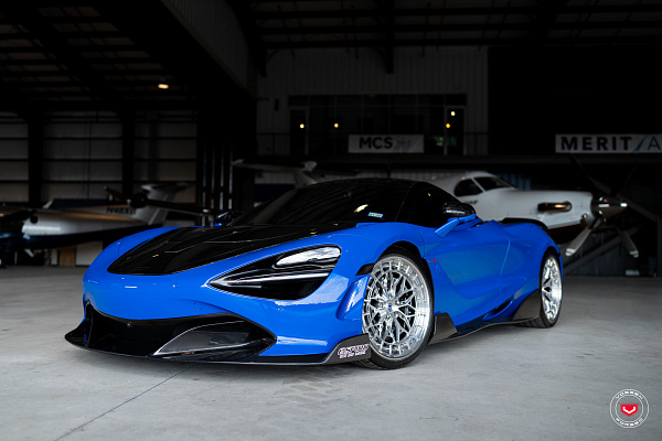 Фото дисков Vossen LC3-02 (3-Piece) Полированный лак на McLaren 720S